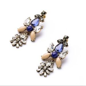 Statement Earrings ~ Rhinestone Crystals & Resin
